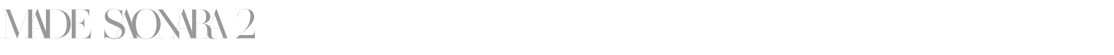 Made Saonara font preview